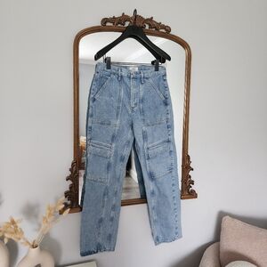 Agolde Cooper Cargo Jeans in Rank Shade 🌿